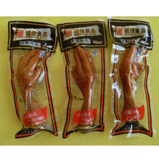  【大连名产】诚信食品、休闲食品、卤制鸡爪