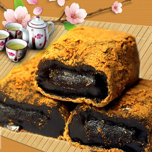  台湾特产零食三叔公雪之恋手造麻薯手工糍粑手搓麻薯黑糖麻薯麻糬