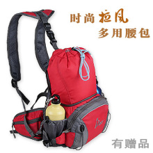 淘金币 户外-拉风潮款 壁堡飞叶正品 可扩容量 多功能男女大腰包
