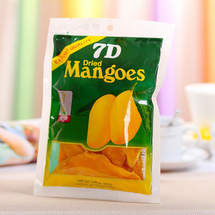  绿佳美食 菲律宾进口 特产零食品 7D芒果干100g  5包起免邮
