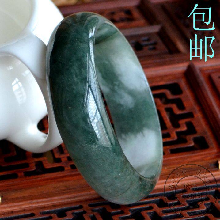 缅甸老坑a货翡翠手镯深油青翡翠玉镯子送鉴定证书特价批发清仓款