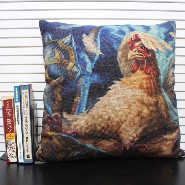 zakka Grocery store practical originality gift Hearthstone Legend Retro Cotton Cushion Blizzard Madness chick Pillowsin the Festive supplies/Gift , Gift ideas , Creative Pillow category - from Buy2taobao.com to provide professional Taobao agent buy service