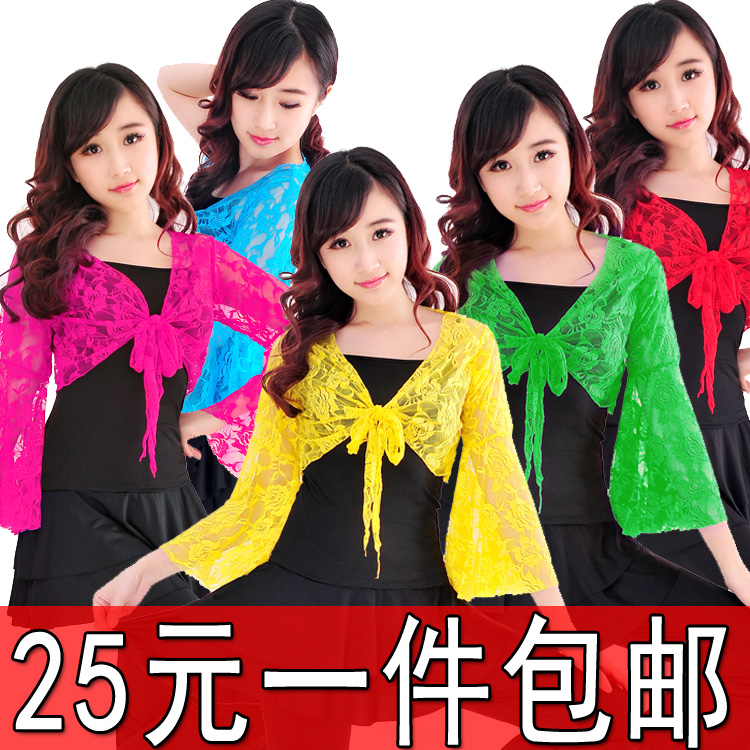 广场舞喇叭袖蕾丝披肩吊带 广场舞服装上衣新款拉丁舞跳舞蹈服装在类目 运动/瑜伽/健身/球迷用品, 舞蹈/健美操/体操, 拉丁舞, 拉丁舞上装中 - 来自Buy2taobao.com提供专业的淘宝代购服务
