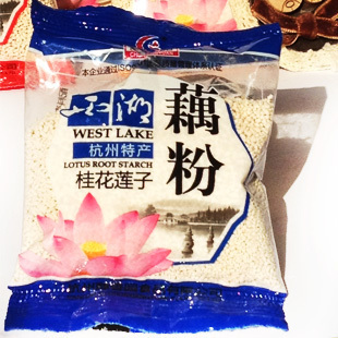  杭州特产 早餐必备 醇香园西湖藕粉 桂花莲子味 约30g