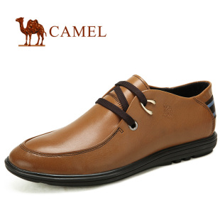  camel 骆驼商务休闲鞋 真皮男鞋 日常休闲鞋 板鞋 清仓