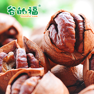  谷的福 坚果特产新货野生山核桃临安山核桃 手剥山核桃小核桃250g