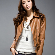 2012新款春装 清仓特价 外套 女 短款拉链pu机车原单皮衣<span class=H>on</span><span class=H>ly</span> <span class=H>on</span>e