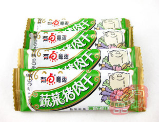  【限时特价】贵州特产 黔五福蔬菜猪肉干猪肉脯 青瓜味 250g 条状