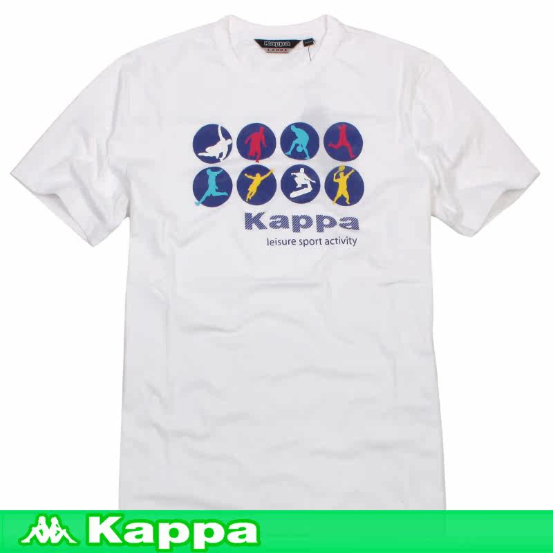 [满400减100]Kappa/背靠背*男短袖图案衫|K2102TD547-001