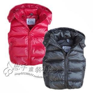  新款童装 Z家外贸儿童羽绒服马甲背心 男童女童宝宝马夹秋冬