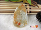 老坑冰糯种翡翠旺财俏色黄翡花件F0047H