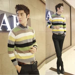 <em>毛衣搭配</em>_赞 <em>男士</em>冬季新款打底衫2012 <em>复古条</em>