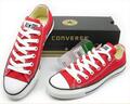 小胖卖鞋 常青经典款匡威CONVERSE 红色低帮情侣款帆布鞋09款