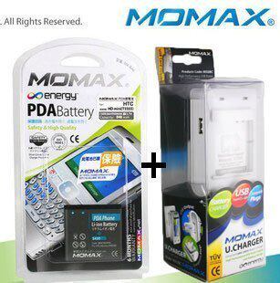 香港MOMAX 三星Galaxy S i9000电池 1300毫安 +多功能座充 套装