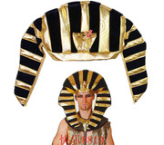 万圣节cos服装舞会帽子 埃及金色帽 法老帽子 埃及法老帽子派对帽