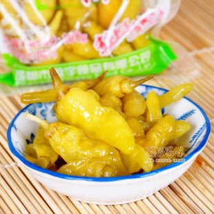  20袋包邮！四川泡菜 盈棚泡小米椒100g 泡野山椒泡椒 做泡椒凤爪