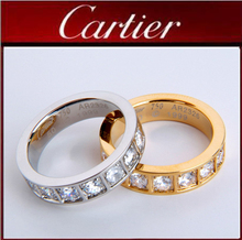 10 nuevos Cartier Cartier siete anillos de diamantes / anillos de parejas de enamorados para el anillo de los anillos de Tuxedo