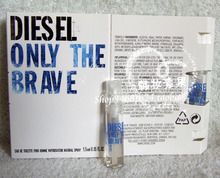 Vin Diesel DIESEL fragancia BRAVE valientes soldados gloriosos con 1,5 ml tubo de la boquilla
