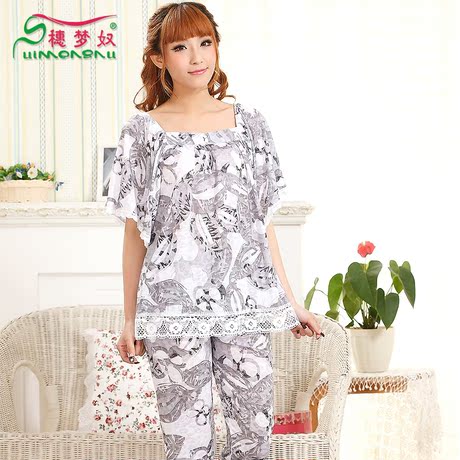 <em>穗梦奴</em>/Smn 针织烧花<em>睡衣</em>8244# 性感妩媚家居