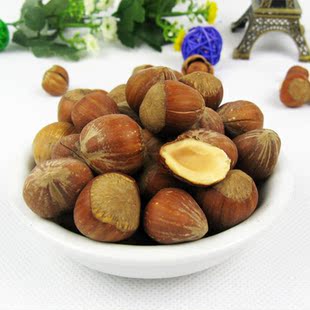  大榛子东北特产坚果特级野生榛子250g开口原味香脆 4件包邮 新货