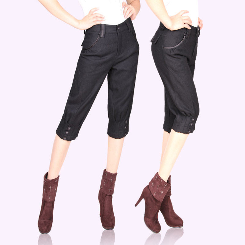 【俊瑶旗舰店】秋冬款新款<em>女装</em>女裤子韩版中裤