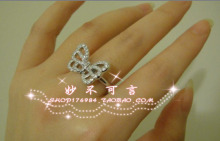 五钻现货 施华洛世奇Swarovski 蝴蝶戒指1043416 清货
