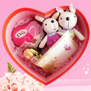  元旦节礼物D 德芙巧克力礼盒 DIY创意生日礼物送女生包邮