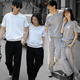 2012微可都专柜正品夏季新款运动服情侣装条纹套头棉男女运动套装