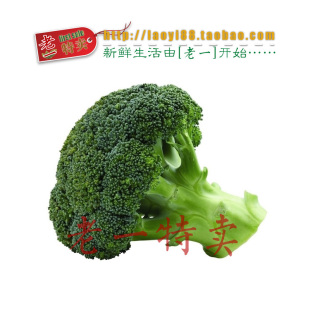  老一特卖 西兰花  新鲜有机蔬菜 防癌抗癌 5.80/500g