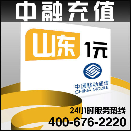 山东移动1元面值 24小时电脑自动充值话费 闪电快充