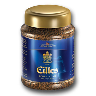  进口咖啡 德国原装 速溶 云荔Eilles速溶咖啡100g 高端品质