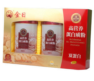  金日牌高营养蛋白质粉礼盒 300g*2罐防伪 无加糖 新日期全国包邮
