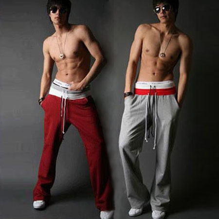 Mens sports casual pants
