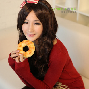 New black hair wigs wavy girls fluffy Lady fatao long hair long wigs