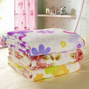  盛夏缦舞 超柔珊瑚绒毯子 毛毯毛巾被可爱床单单双人 特价