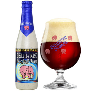  比利时进口深粉象啤酒 Delirium Nocturnum 黑啤 整箱上海包邮