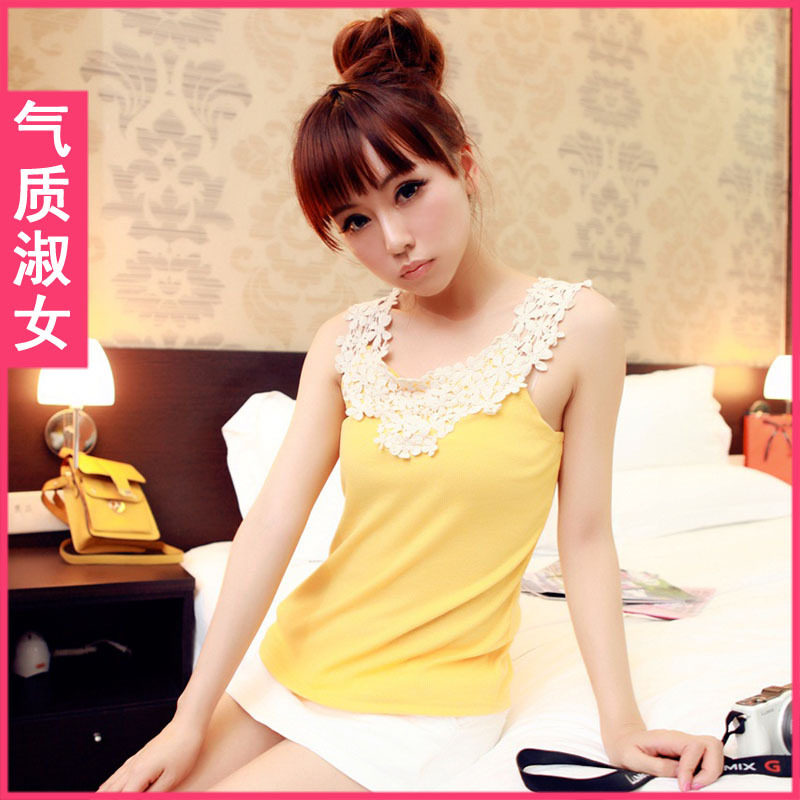 【<em>清清潮流女装</em>】2013春款 荧光色百搭显瘦字