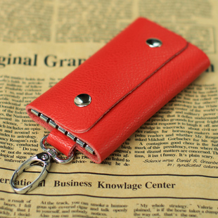  正品钥匙包包邮 牛皮韩国款男女士汽车钥匙包新款女式可爱钥匙扣