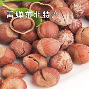  东北榛子 皮薄易剥 原味大榛子 富含维生素E 开口榛