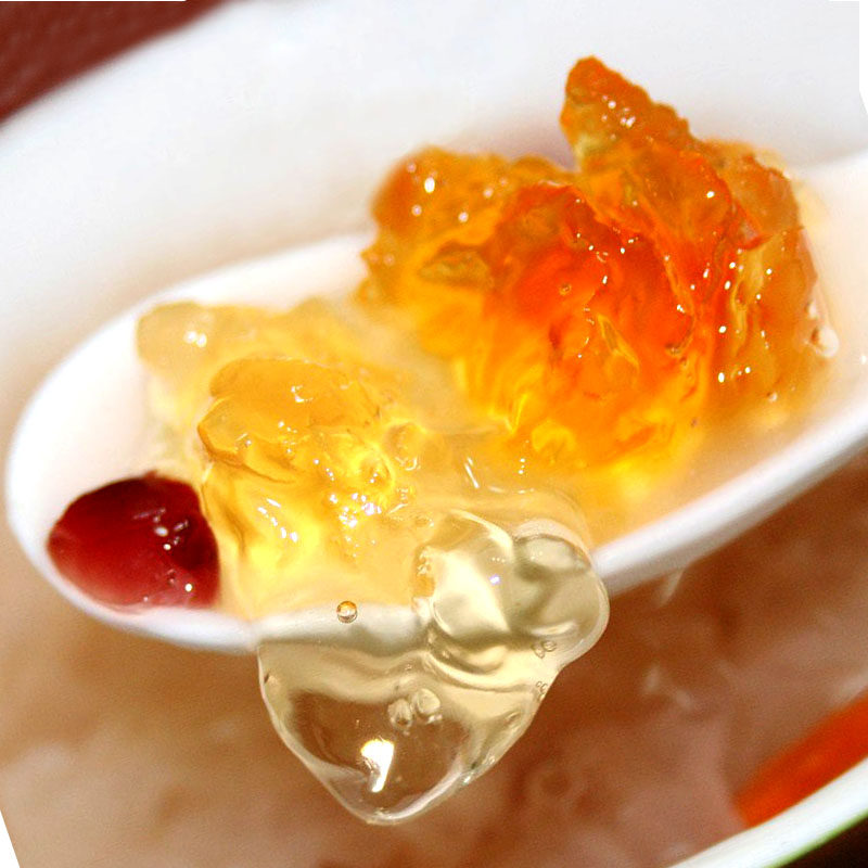 新出野生桃胶 水蜜桃浆 特级桃花泪 胶原蛋白 500g