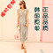 2012韓國代購 夏季新款女裝 沙灘氣質波西米亞長裙百褶雪紡連衣裙