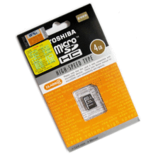 东芝 4GB TF 4G MICRO SD SDHC卡 class4 送原装卡套 商城正品