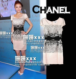 熊黛林-CHANEL <span class=H>香奈儿</span>同款 LELE亮片蝴蝶结 短袖版 连衣裙