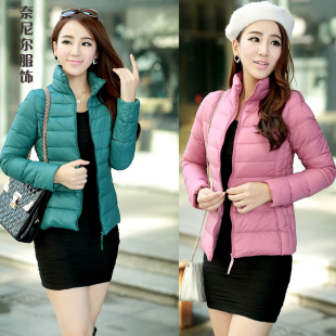 13新款特价 优衣库轻薄型羽绒服<em>女款</em> OL<em>短款</em>立