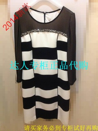 皇冠正品代购LANCY\/朗姿2014春款连衣裙LC