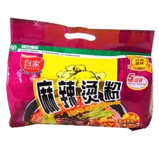  【天猫超市】四川特产 白家方便粉丝麻辣烫（五连包）525g