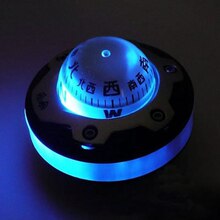 正品 伊仕百得 车用带灯车载指南球AES2-CP001车载指南针汽车饰品