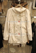 拍即发*<span class=H>艾格</span>周末正品2011秋英国宝贝米色风衣110234068**80-499