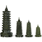 吉善缘开光南玉文昌塔摆件增智助考旺学业家居工艺品风水摆设0465