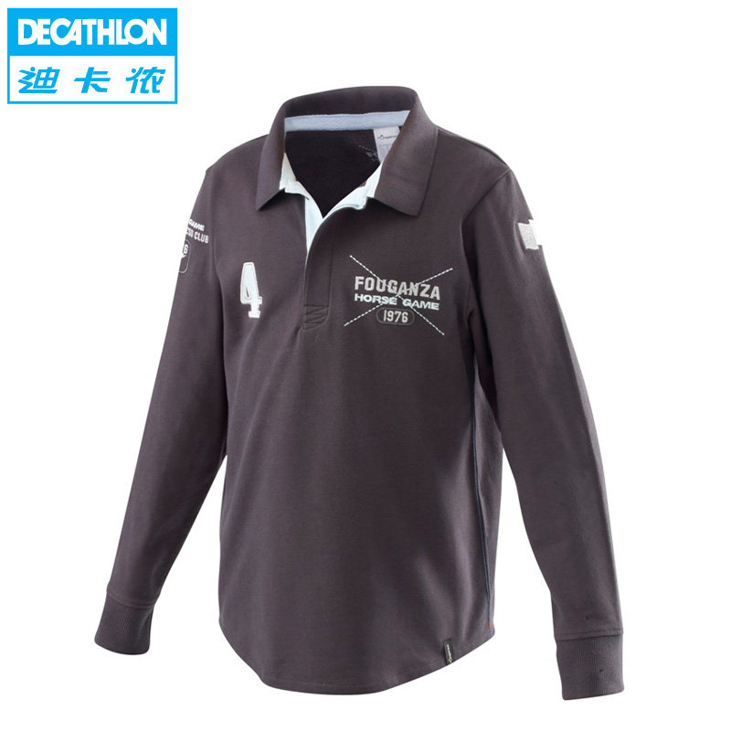 Decathlon 49 percent a genuine POLO shirts t shirt youth/children's Equestrian clothing FOUGANZA